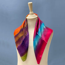 Load image into Gallery viewer, Hand dyed Silk scarf
