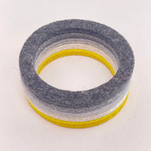 Load image into Gallery viewer, Felt disk bangle - mustard
