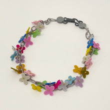 Load image into Gallery viewer, Felt bead necklace - flowers short
