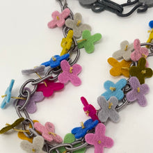 Load image into Gallery viewer, Felt bead necklace - flowers short
