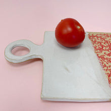 Load image into Gallery viewer, Ceramic serving board - red
