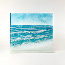 Load image into Gallery viewer, Freestanding Wave glass panel - large

