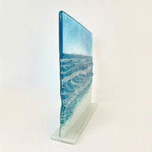 Load image into Gallery viewer, Freestanding Wave glass panel - large
