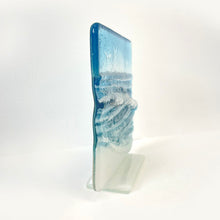 Load image into Gallery viewer, Freestanding Wave glass panel - small
