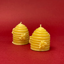 Load image into Gallery viewer, Bees Wax candle - bee stack
