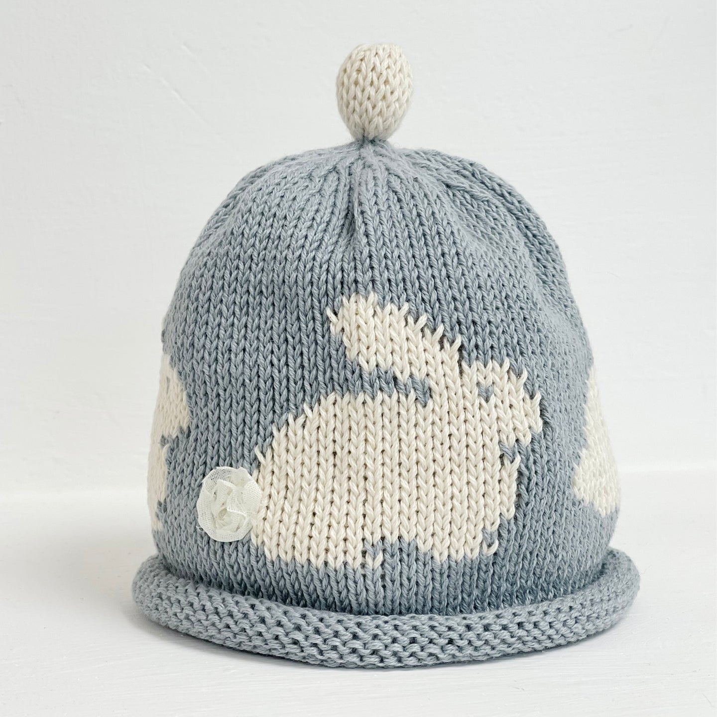 Baby Hat - grey rabbit