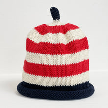 Load image into Gallery viewer, Baby Hat - red stripe
