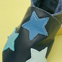 Load image into Gallery viewer, Baby Shoes - Navy star
