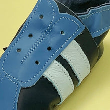 Load image into Gallery viewer, Baby Shoes -  Navy trainers
