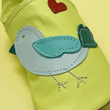 Load image into Gallery viewer, Baby Shoes - Pink and blue little chicks on lime.
