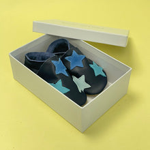 Load image into Gallery viewer, Baby Shoes - Navy star
