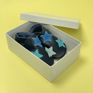 Baby Shoes - Navy star