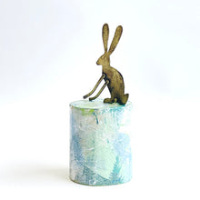 Load image into Gallery viewer, Little hare on plinth
