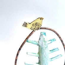 Load image into Gallery viewer, Bird on a tree sculpture
