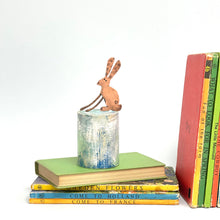 Load image into Gallery viewer, Little hare on plinth 2
