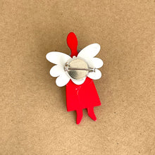 Load image into Gallery viewer, Christmas brooch - angel
