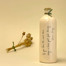 Load image into Gallery viewer, Ceramic quotation bottle - Heaney 2
