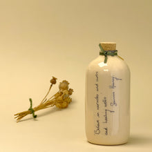 Load image into Gallery viewer, Ceramic quotation bottle - Heaney
