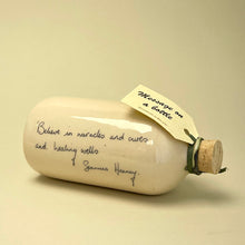 Load image into Gallery viewer, Ceramic quotation bottle - Heaney
