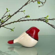 Load image into Gallery viewer, Ceramic bird - red
