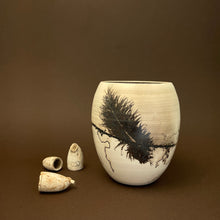 Load image into Gallery viewer, Medium raku vessel 4
