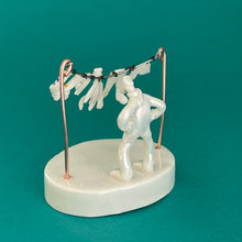 Load image into Gallery viewer, Ceramic sculpture - washing line
