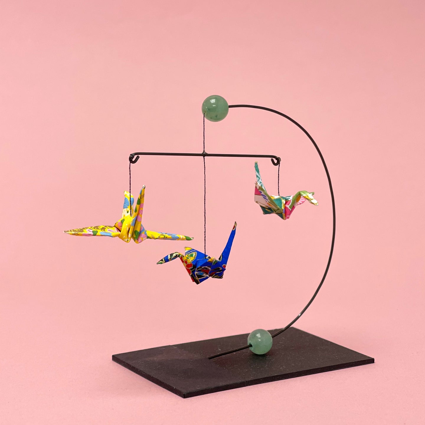 Origami boxed mini mobile - aventurine