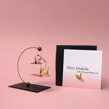 Load image into Gallery viewer, Origami boxed mini mobile- chrysanthemum
