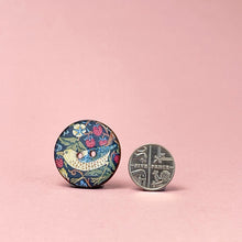 Load image into Gallery viewer, Porcelain button pair - Thrush
