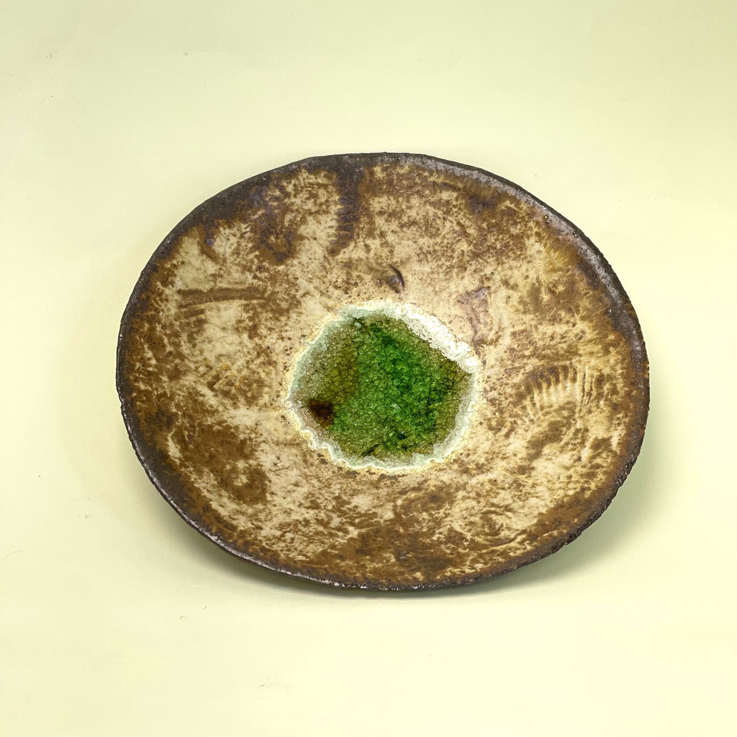 Decorative bowl - sea glass 1