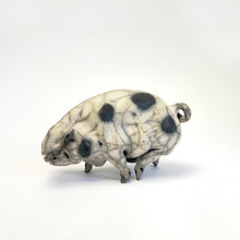 Load image into Gallery viewer, Small trotting oldspot ceramic pig - Raku
