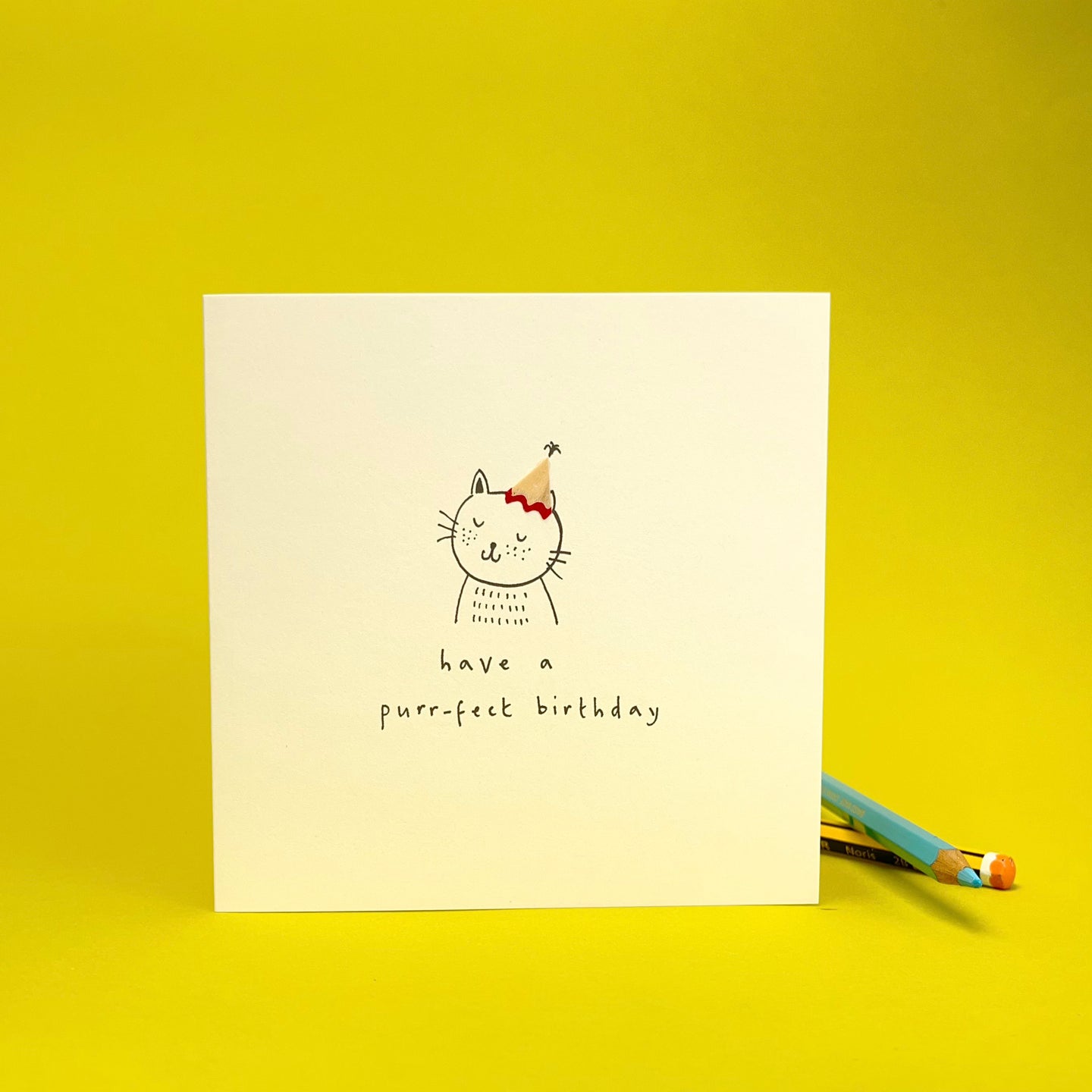Greeting Card - have a purr-fect birthday