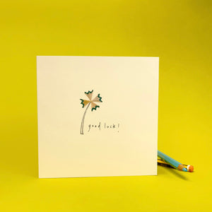 Greeting Card - good luck