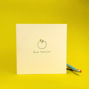 Greeting Card - best teacher