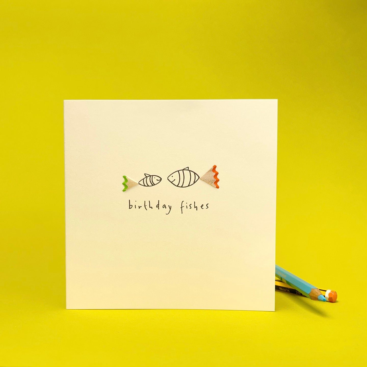 Greeting Card - birthday fishes