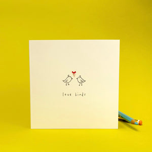 Greeting Card - love birds