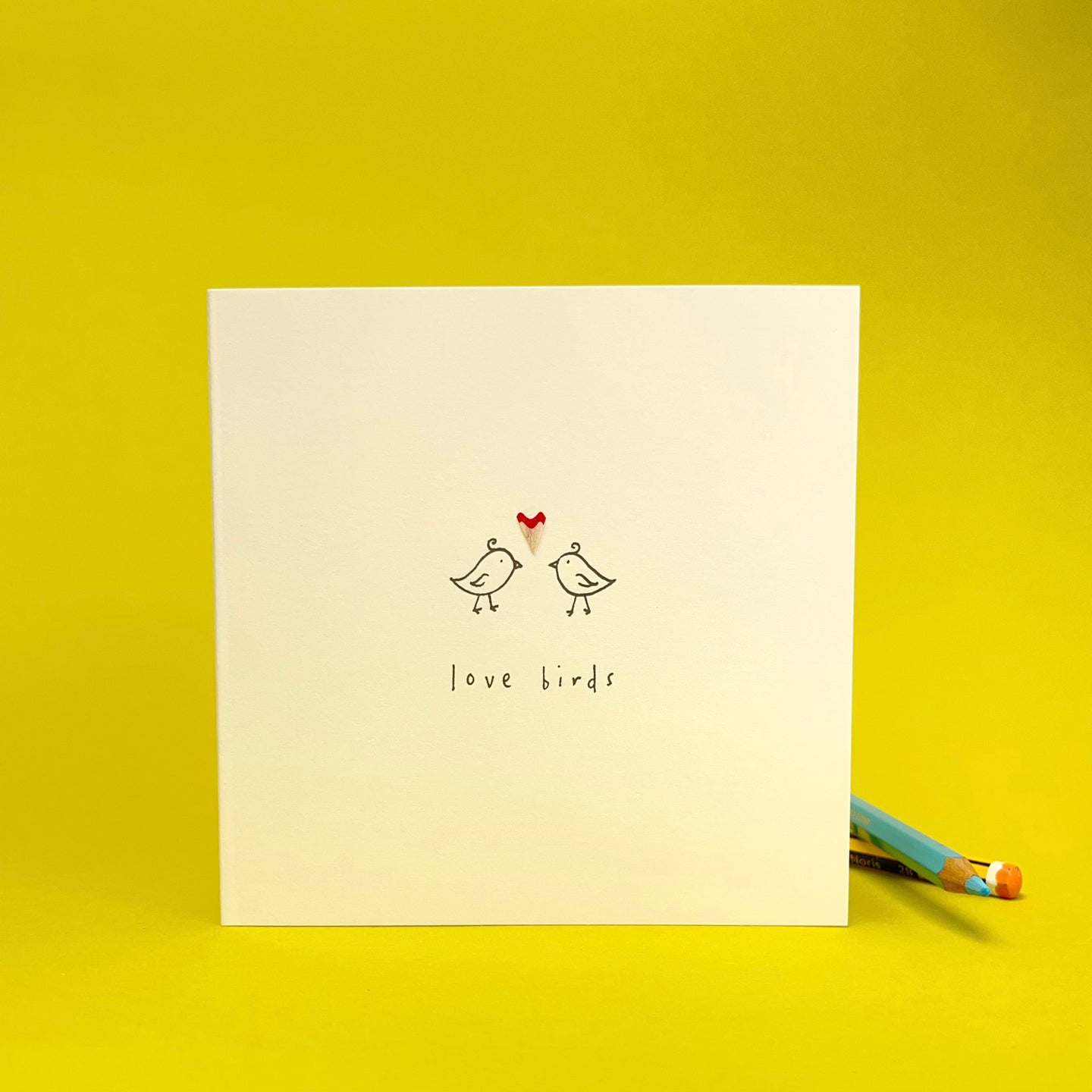 Greeting Card - love birds