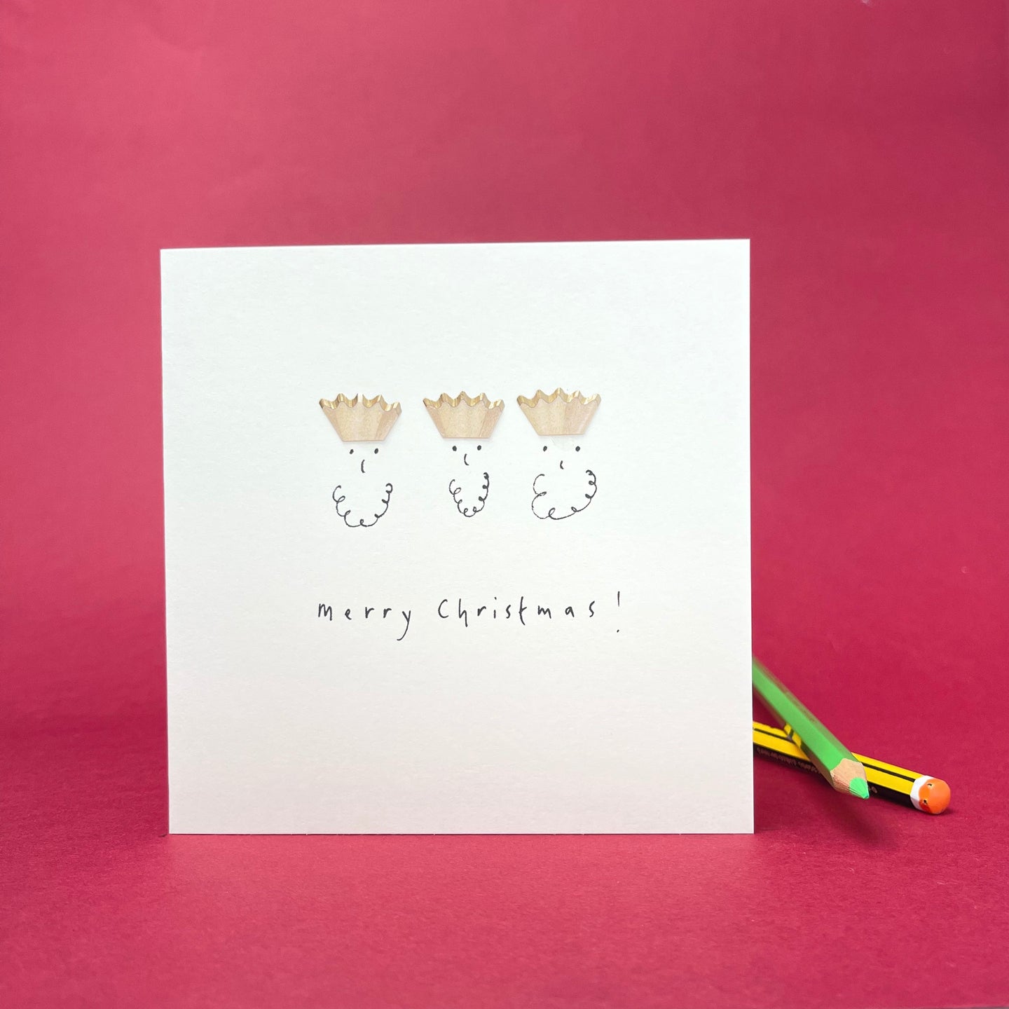 Greeting Card - merry Christmas 3 kings