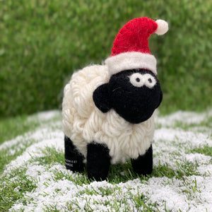 Wooly Sheep - Christmas - medium