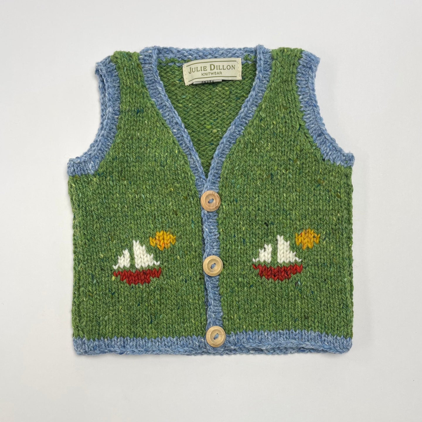 Child's knitted waistcoat - 7