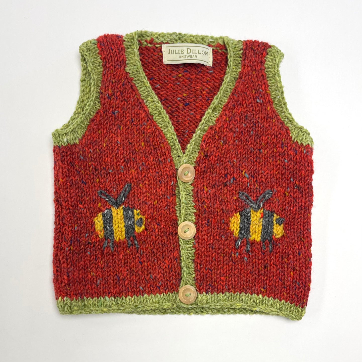 Child's knitted waistcoat - 8