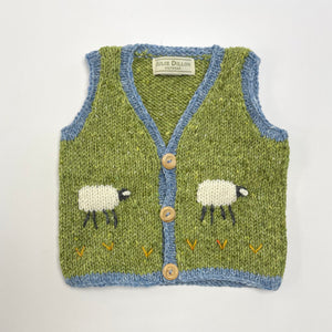 Child's knitted waistcoat - 12