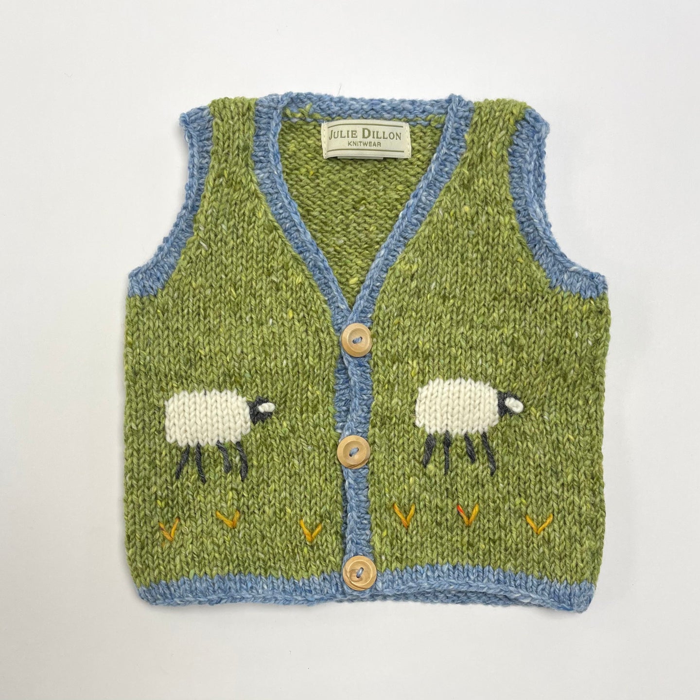 Child's knitted waistcoat - 12