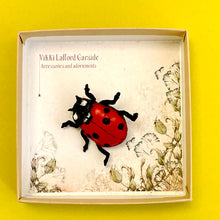 Load image into Gallery viewer, Ladybird Brooch
