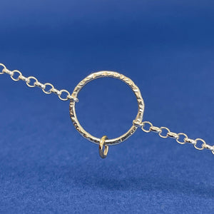 Silver & gold large bracelet - Ring