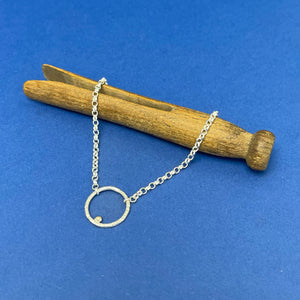 Silver & gold large bracelet - Dot