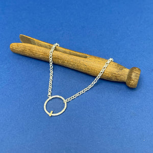 Silver & gold large bracelet - Bar