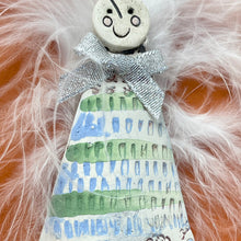 Load image into Gallery viewer, Ceramic hanging angel 2
