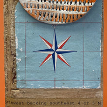 Load image into Gallery viewer, Ceramic boat on wooden plaque
