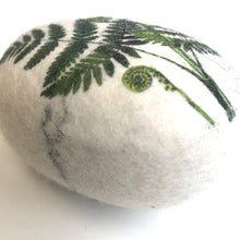 Load image into Gallery viewer, Felt pebble pin cushion - fern
